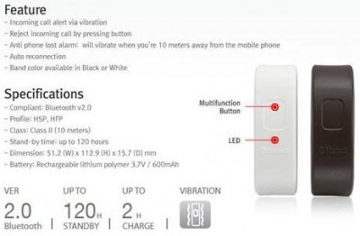 Bluetooth браслет Movon Buzz Band